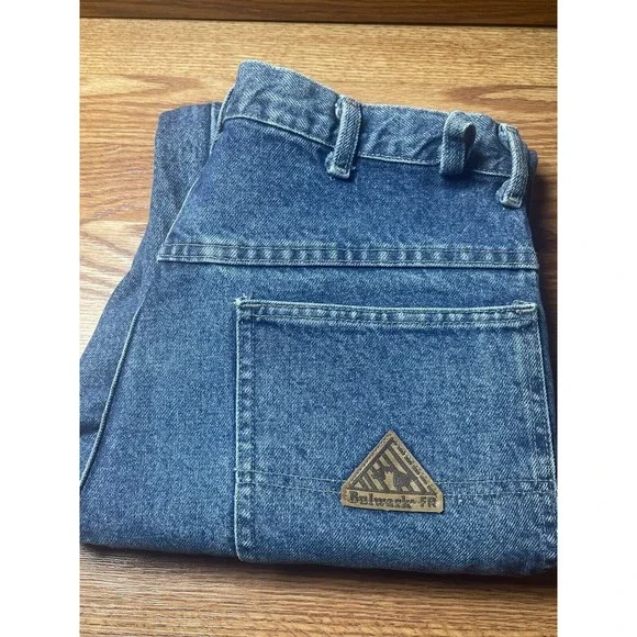 BULWARK FR Blue Denim Fire Flame Resistant Work Pants Jeans - Picture 8 of 8